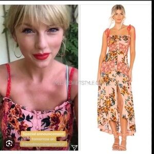 ASO Taylor swift free people lover boy maxi dress